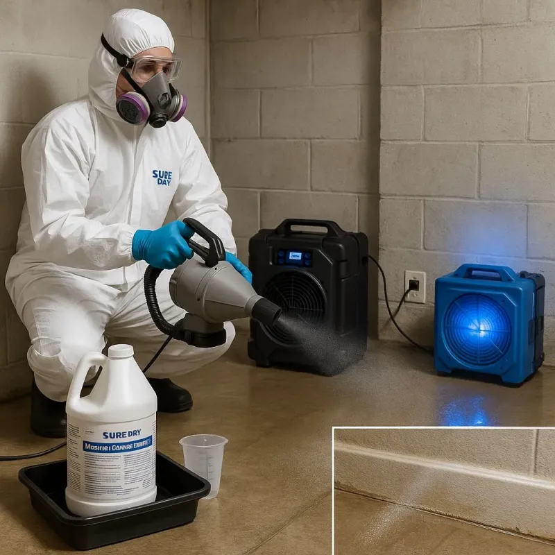 Sanitization and Odor Removal process in Los Olivos, CA